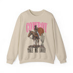 TheKingShirt - Girly Western Sweatshirt, Coastal Cowgirl Cactus Design