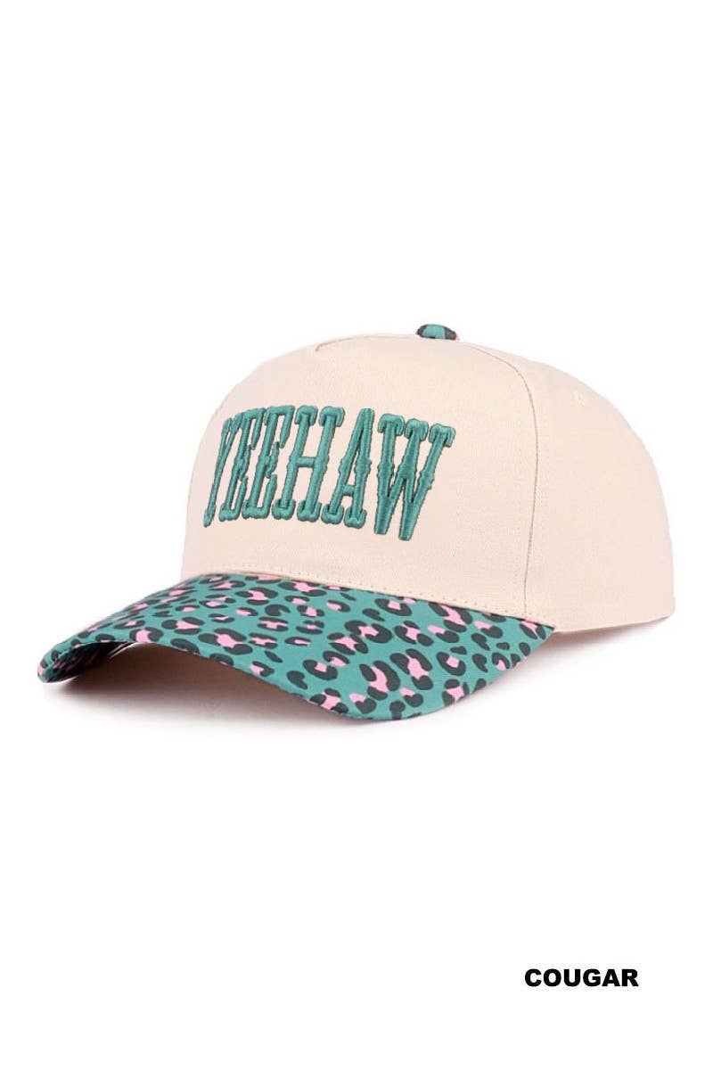 42POPS - 0118 Yeehaw Two Tone Canvas Cotton Cap SI-29122