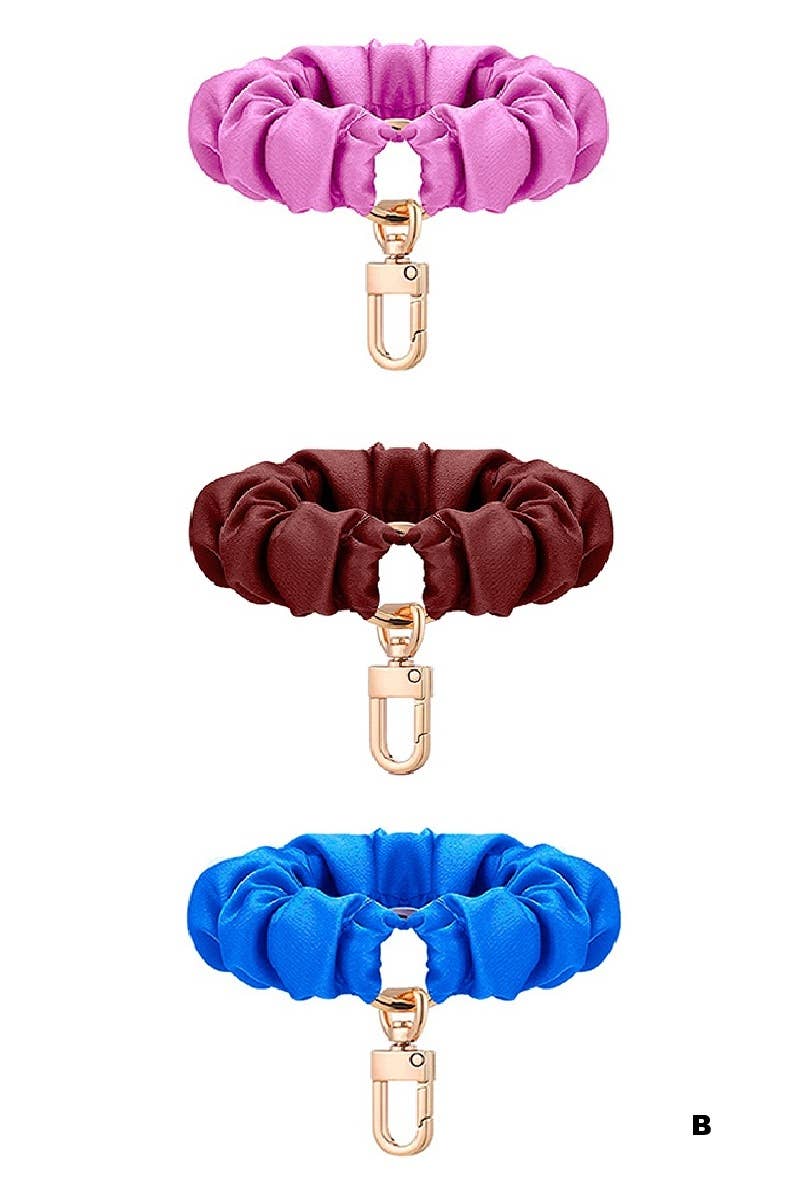 42POPS - 1223 Elastic Scrunchie Keychain Wristlet SI-29073
