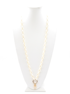 The Charm Bar Company - White Lanyard Charm Necklace