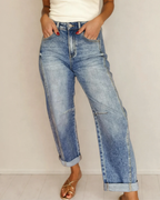 Blythe Vintage Washed Seam Detail Jeans