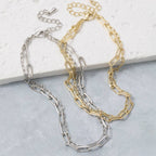Anarchy Street - Double Strand Layered Link Chain Anklet