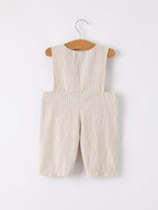 Fall Halloween & Thanksgiving  Pumpkin Smock Embroidered Boys Romper