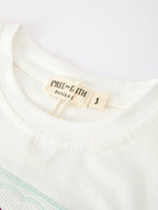 Western Horse Embroidery Boys Set T Shirt Pants Outfit