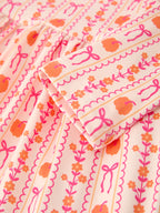 Halloween Thanksgiving Pumpkin Bow Pocket Girls Dress