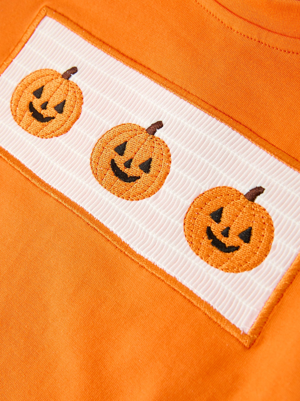 Halloween Pumpkin Plaid Boys Pants Set