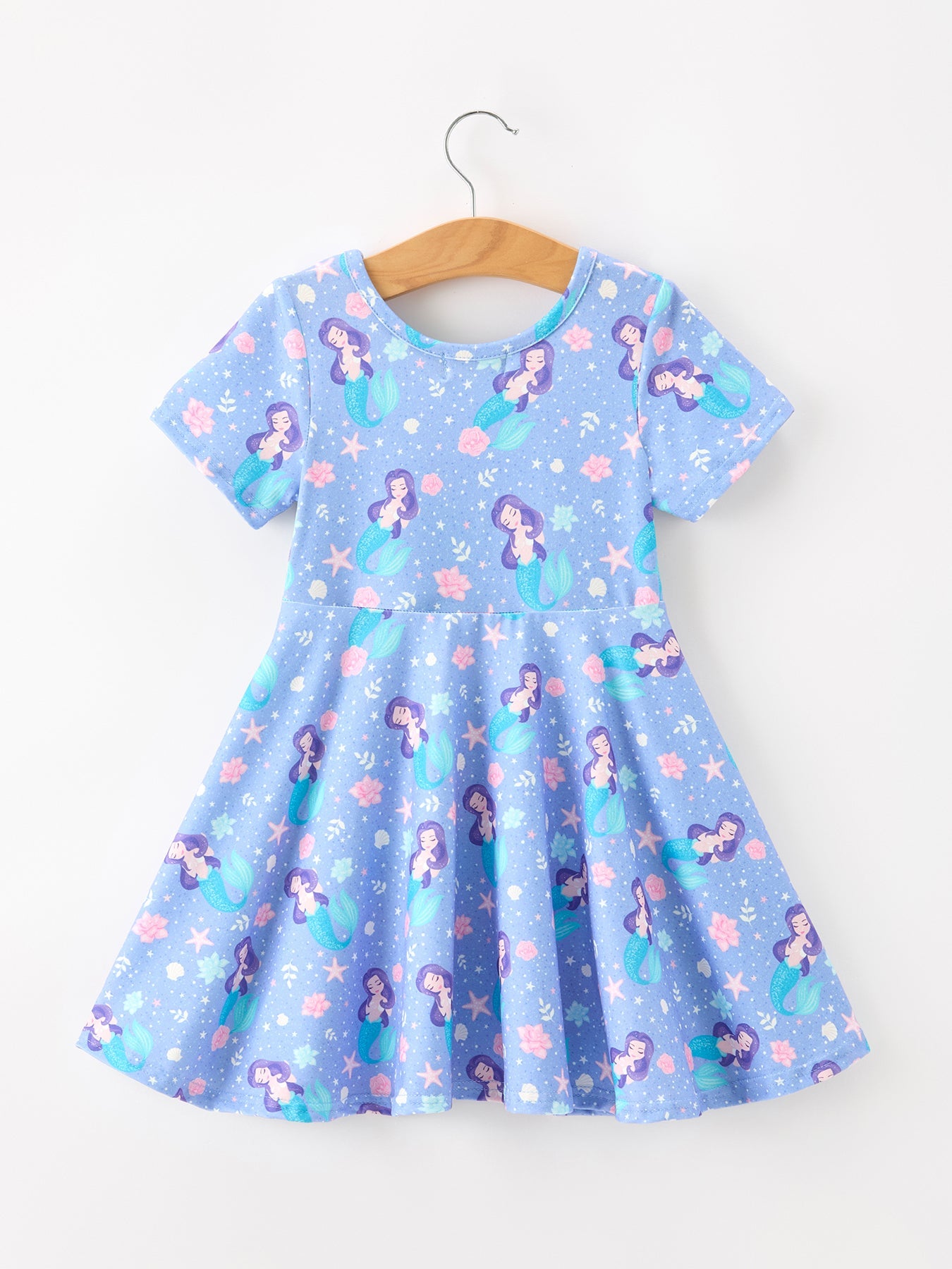 Ocean Fantasy Twirl Girls Dress