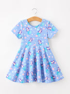 Ocean Fantasy Twirl Girls Dress