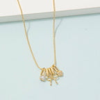 Anarchy Street - Gold Bow & Heart Charm Pendant Necklace