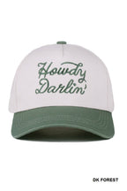 42POPS - 1014 Howdy Darlin Two Tone Canvas Cotton Cap SI-27998