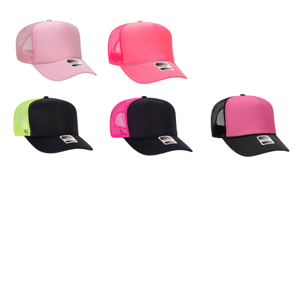 TEELUX - BLANK OTTO TRUCKER HAT -  Choose from available Colors