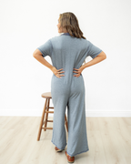 Eddie Pocket Short Sleeve Jumpsuit