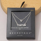 Anarchy Street - 14K Gold Dipped Layered Mama Cz Necklace