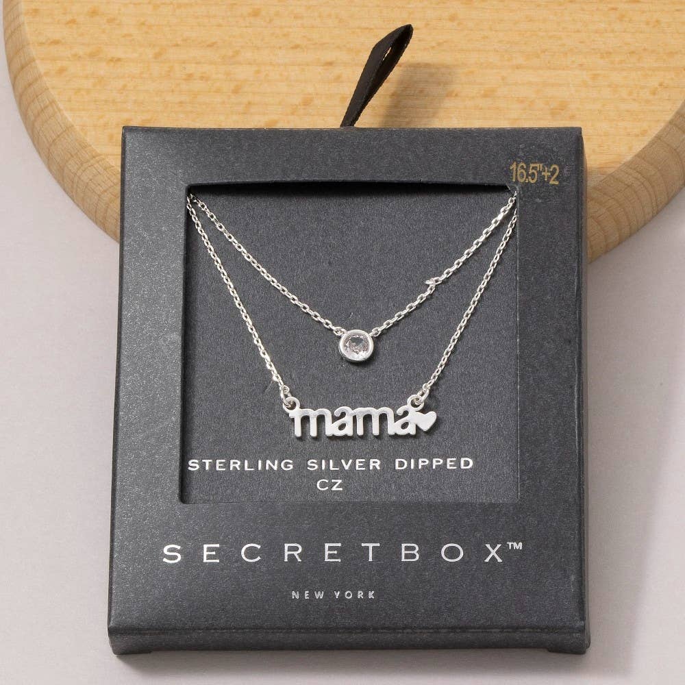 Anarchy Street - 14K Gold Dipped Layered Mama Cz Necklace
