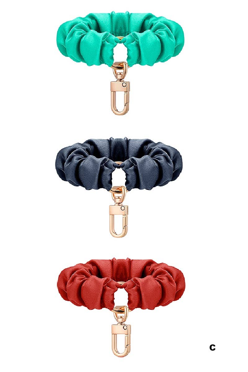 42POPS - 1223 Elastic Scrunchie Keychain Wristlet SI-29073