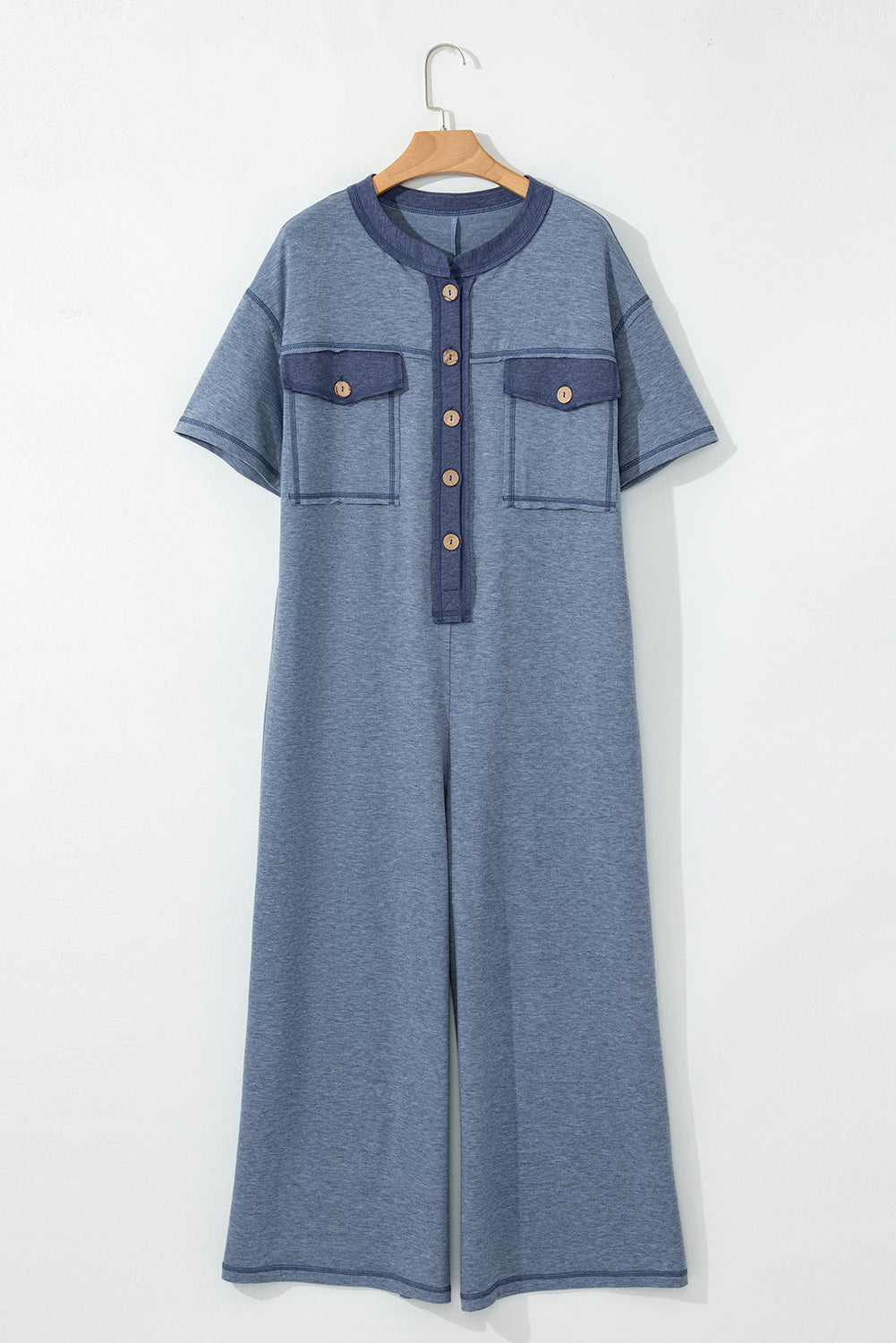 Eddie Pocket Short Sleeve Jumpsuit