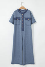 Eddie Pocket Short Sleeve Jumpsuit