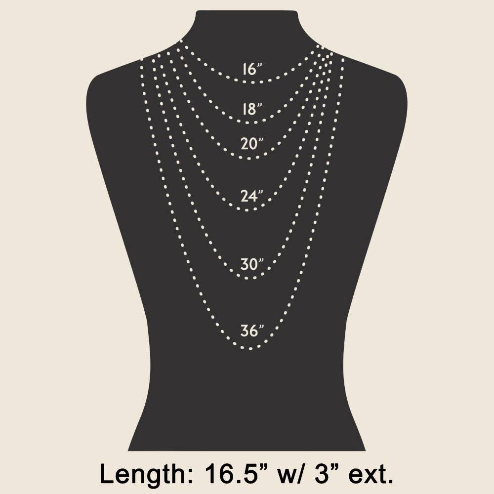 Anarchy Street - Heart And Cross Charms Chain Necklace