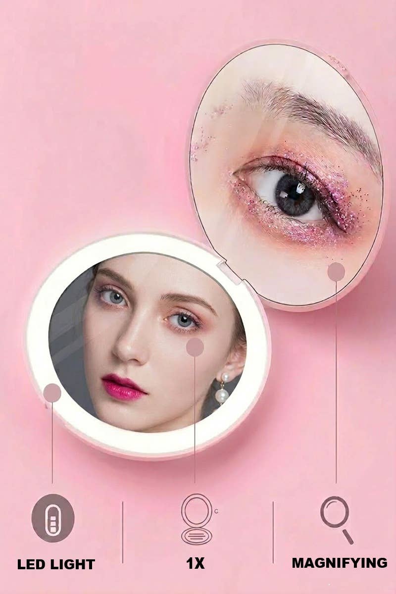 42POPS - 0407 LED Double Sided Hand Mirror SI-29685