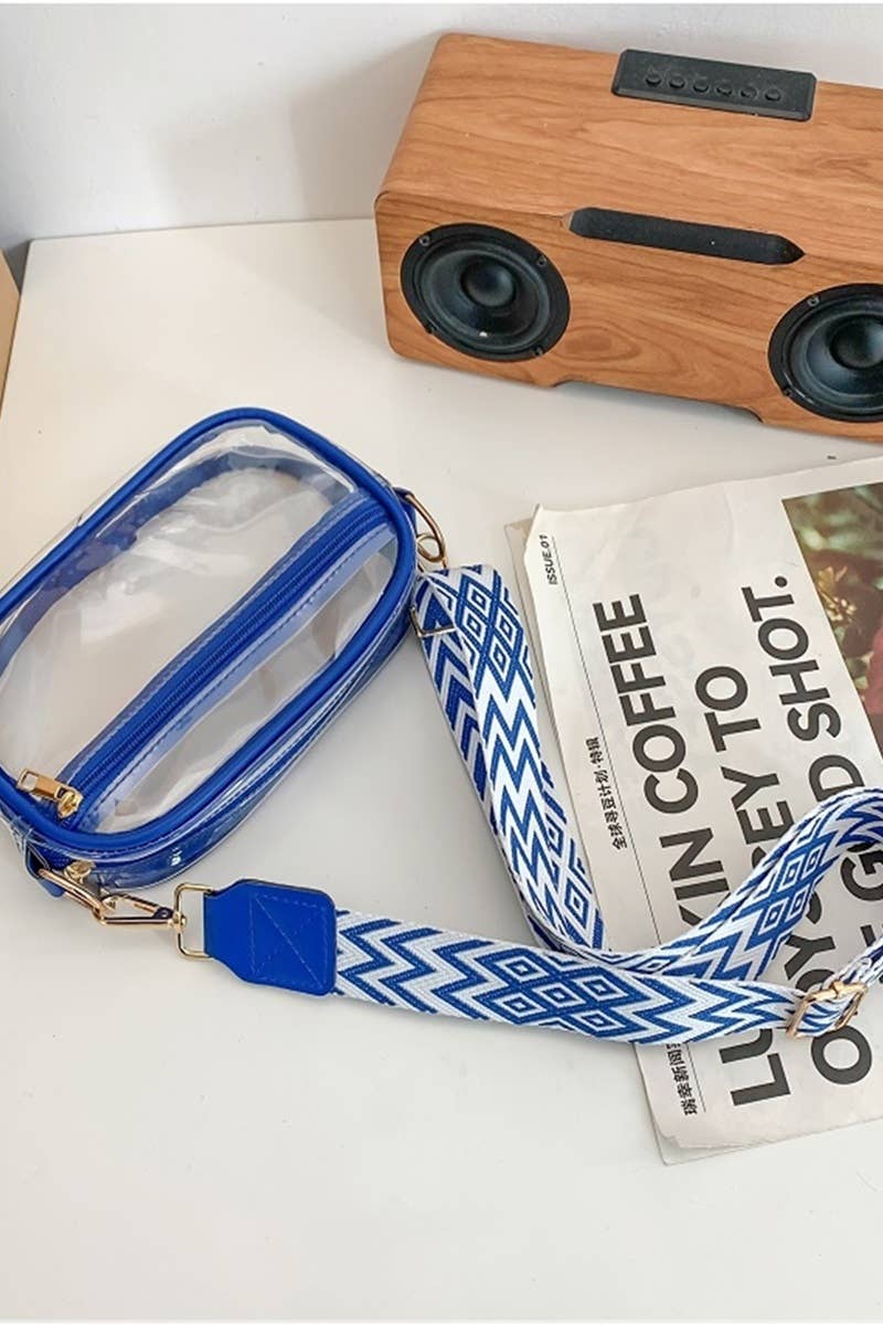 42POPS - 0326 Stadium Events Clear Crossbody Bag SI-26444
