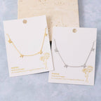 Anarchy Street - Dainty Mama Print Charm Necklace