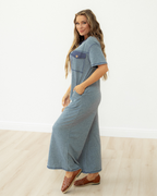Eddie Pocket Short Sleeve Jumpsuit