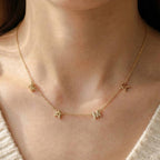 Anarchy Street - Dainty Mama Print Charm Necklace