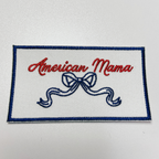TEELUX - American Mama or American Mini  -  Embroidered hat Patch