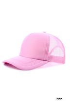 42POPS - SI-26827 Classic Solid Mesh Back Trucker Cap