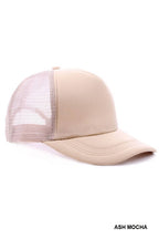 42POPS - SI-26827 Classic Solid Mesh Back Trucker Cap