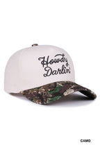 42POPS - 1014 Howdy Darlin Two Tone Canvas Cotton Cap SI-27998