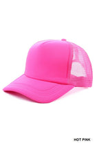 42POPS - SI-26827 Classic Solid Mesh Back Trucker Cap