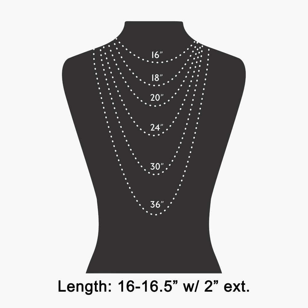 Anarchy Street - 14K Gold Dipped Layered Mama Cz Necklace