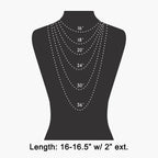 Anarchy Street - 14K Gold Dipped Layered Mama Cz Necklace