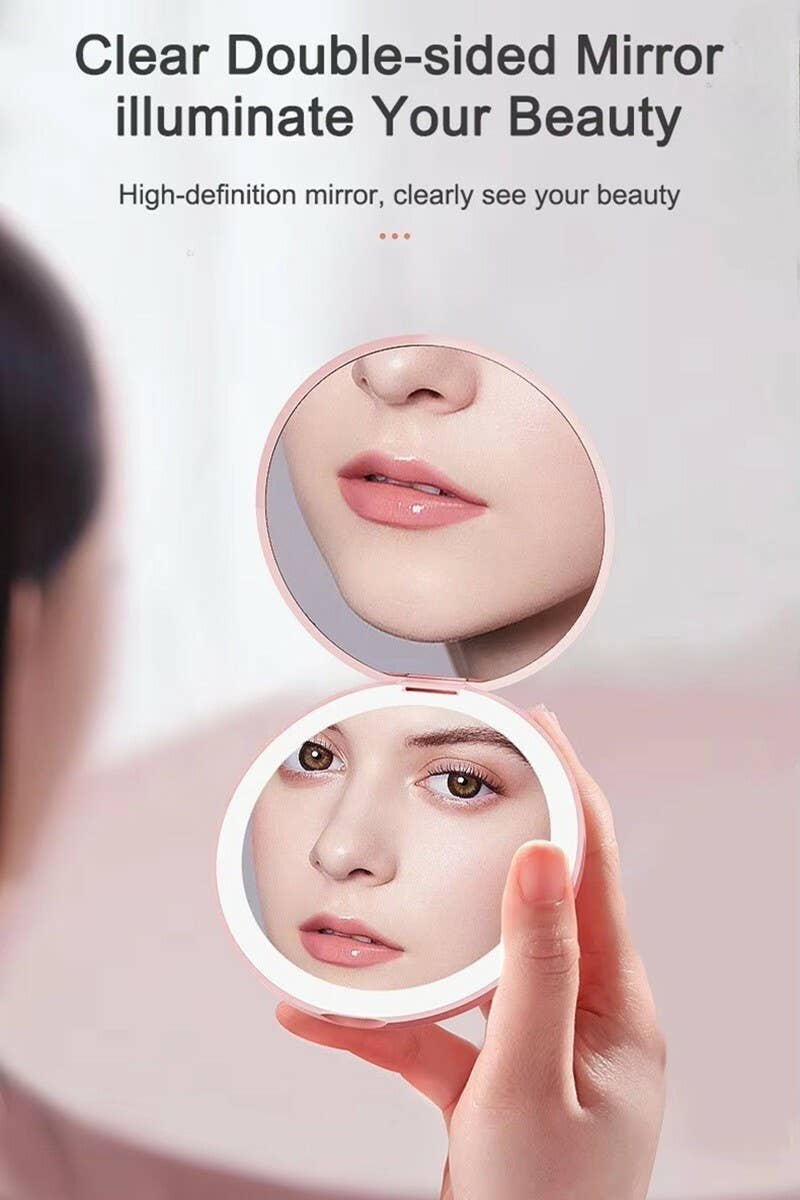 42POPS - 0407 LED Double Sided Hand Mirror SI-29685