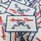 TEELUX - American Mama or American Mini  -  Embroidered hat Patch