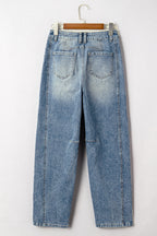 Blythe Vintage Washed Seam Detail Jeans