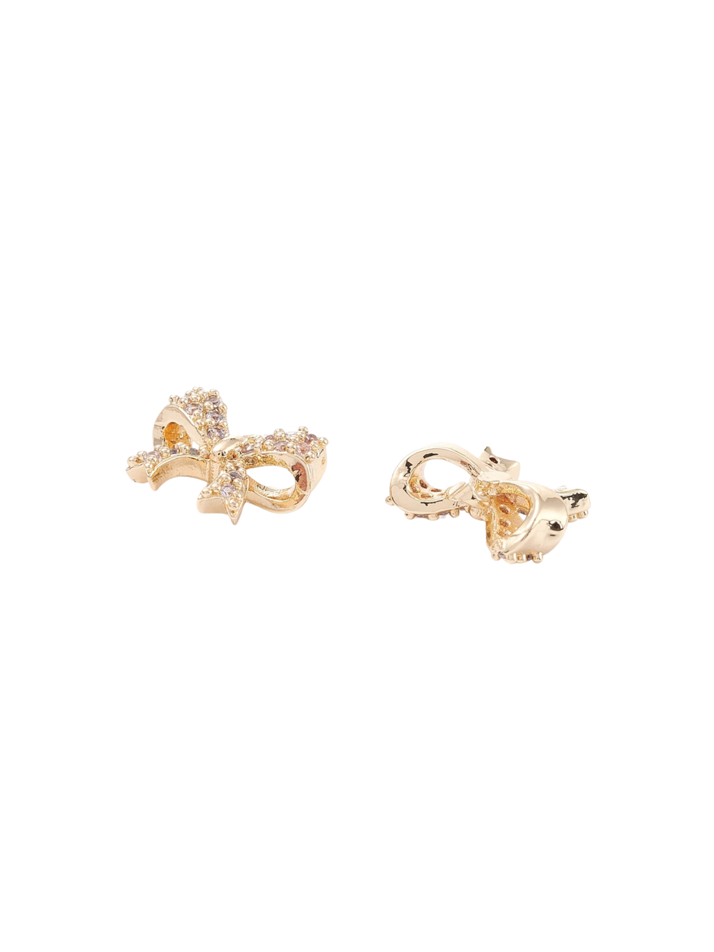 The Charm Bar Company - * Gold Jeweled Bow Charm
