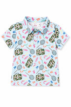 Boys Fishing Snacks S/S Polo