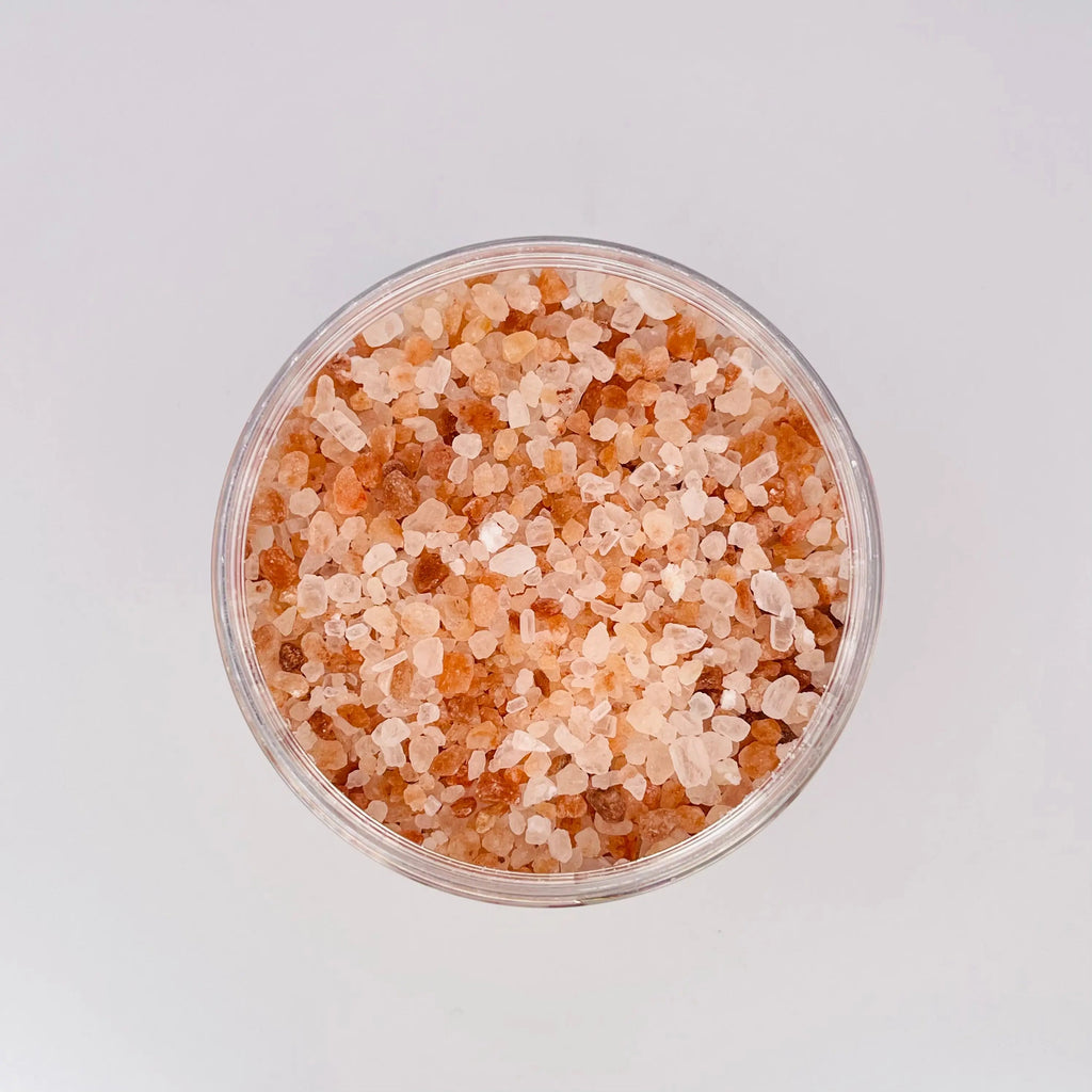 Detox+ Himalayan Epsom Bath Salt Infused with Rosemary and Lemon Essential Oils 1 lb Jar