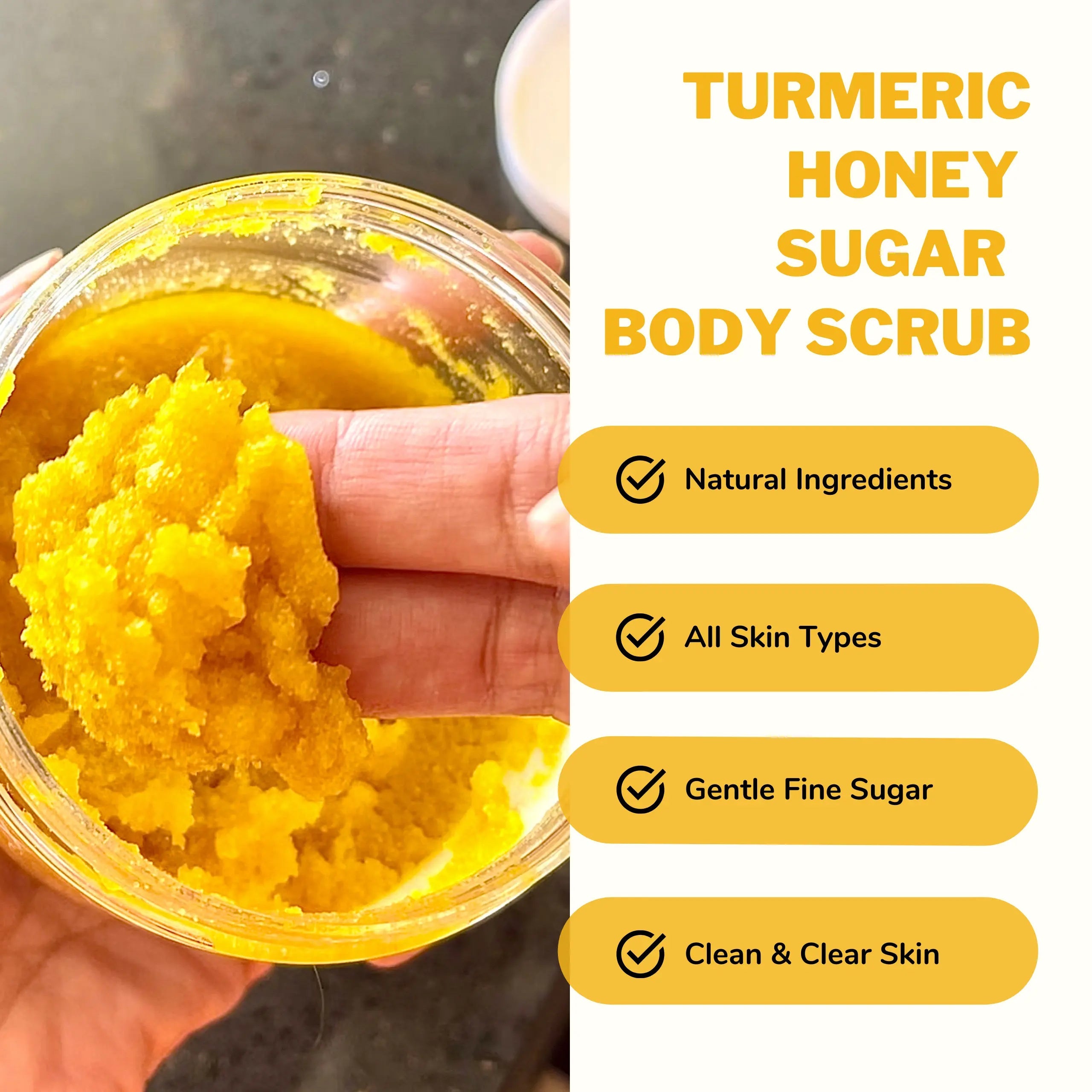 Glow Sugar Turmeric Honey Body Scrub