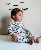 Spooky Bro Bamboo Zippy Pajamas