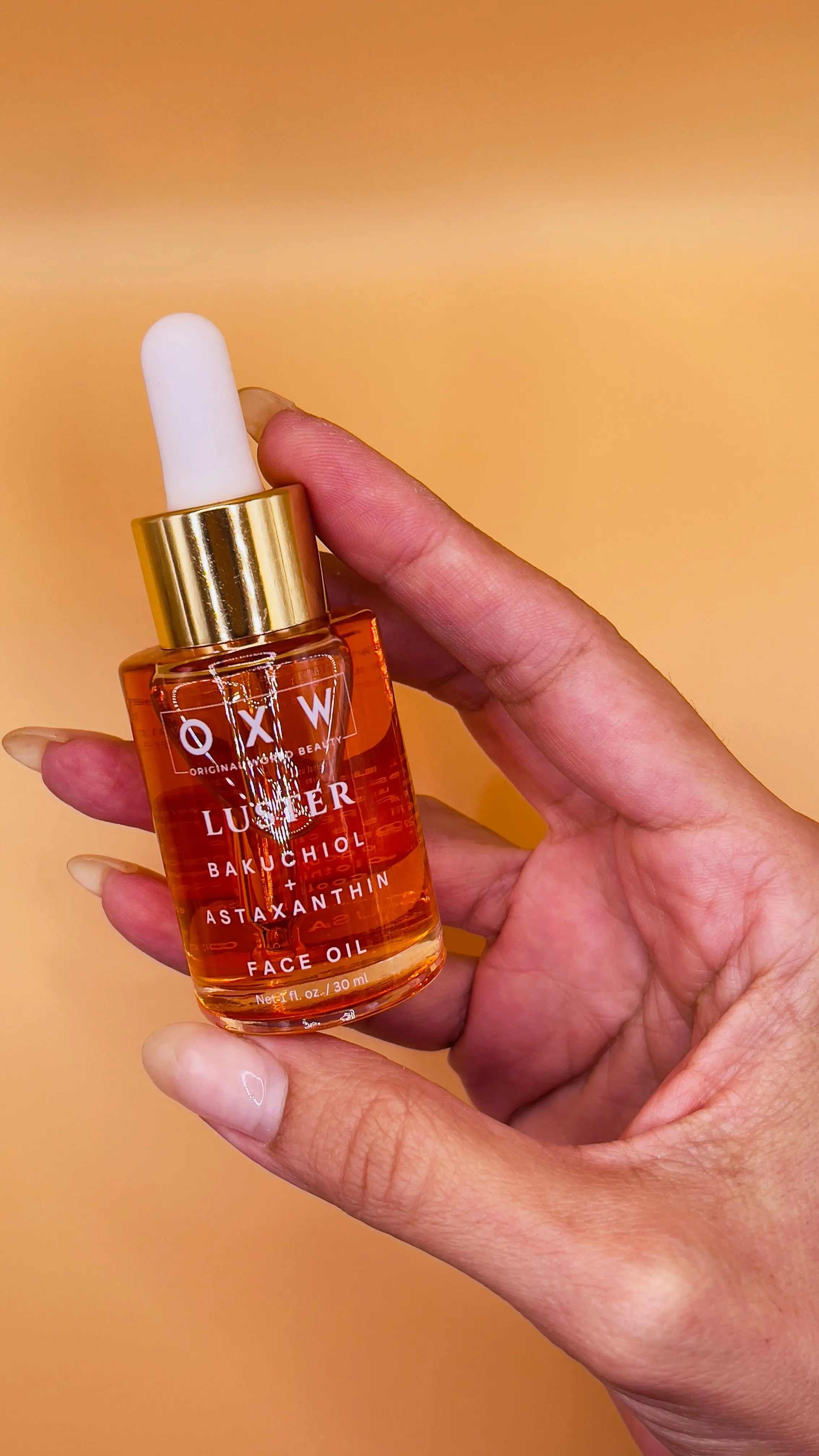 Luster Bakuchiol + Astaxanthin Face Oil Retinol Alternative