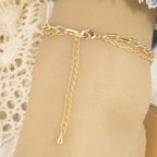 Anarchy Street - Double Strand Layered Link Chain Anklet