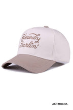 42POPS - 1014 Howdy Darlin Two Tone Canvas Cotton Cap SI-27998