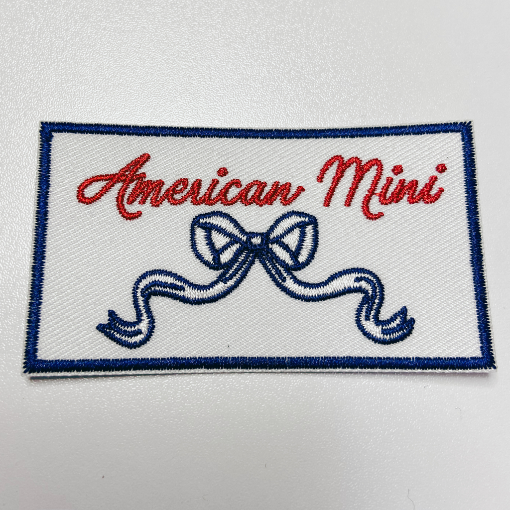 TEELUX - American Mama or American Mini  -  Embroidered hat Patch