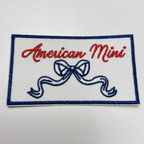 TEELUX - American Mama or American Mini  -  Embroidered hat Patch