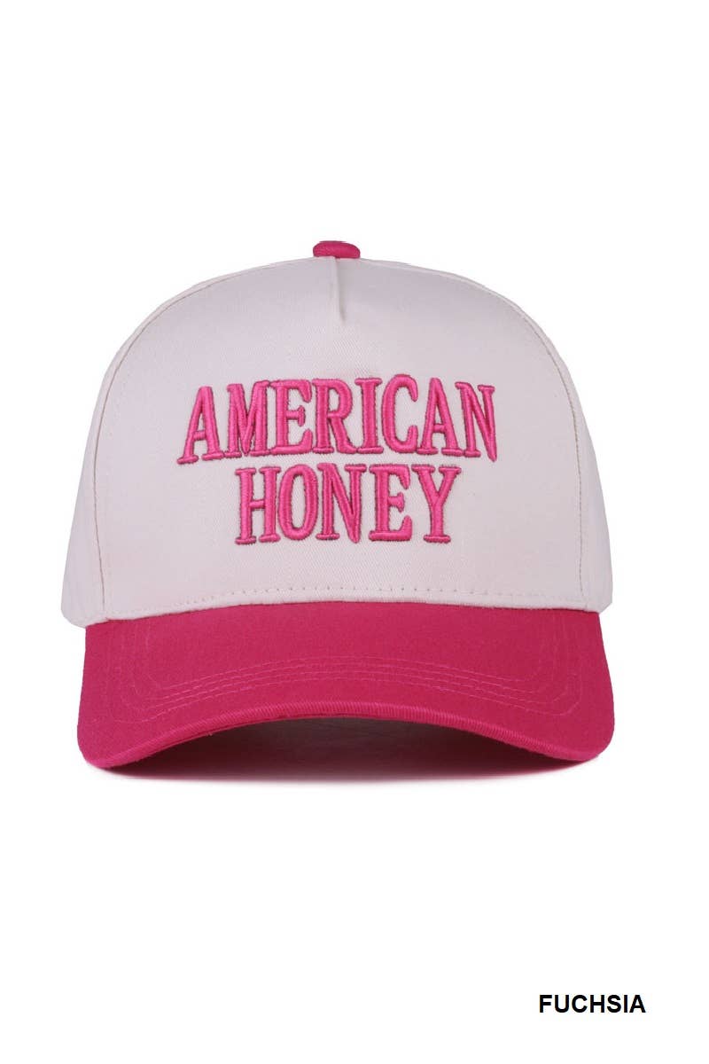42POPS - 0806 American Honey Two Tone Canvas Cotton Cap SI-28547