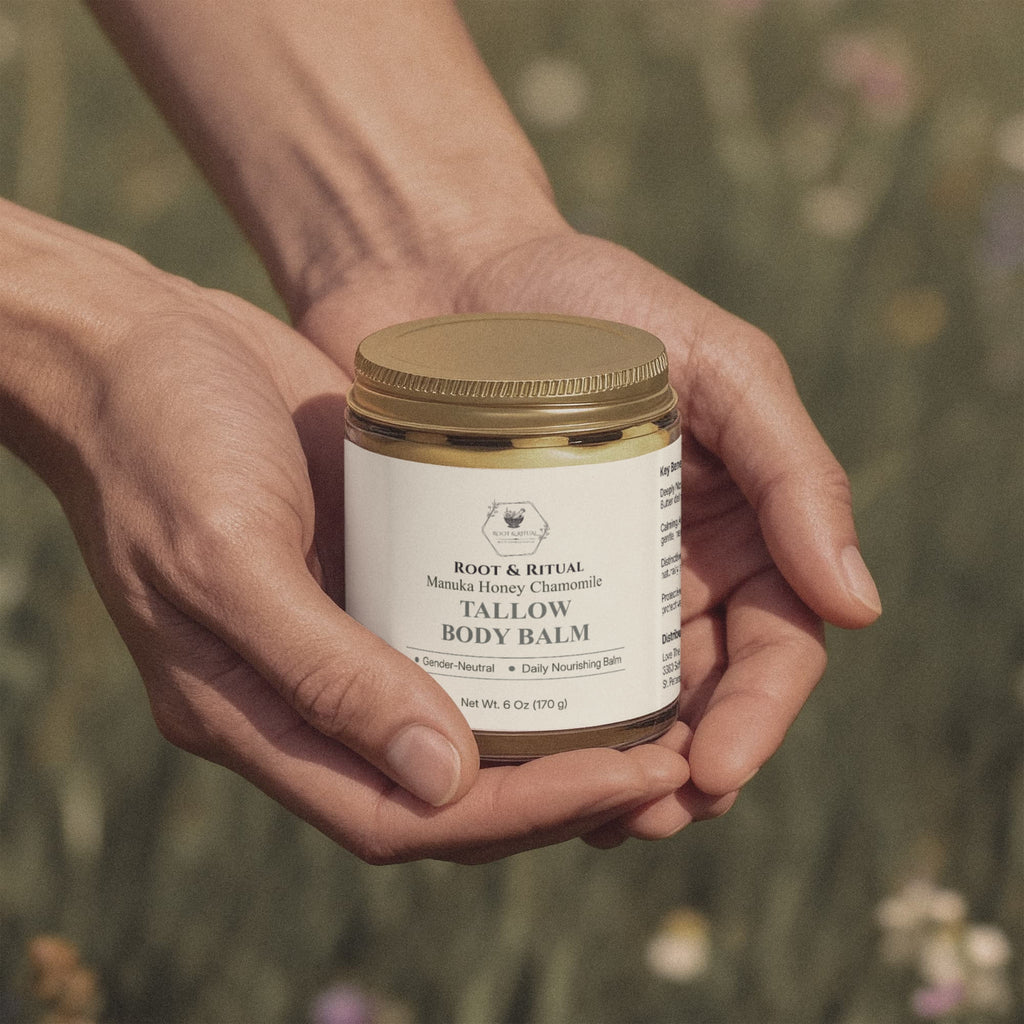 Root & Ritual Manuka Honey Chamomile Tallow Body Balm