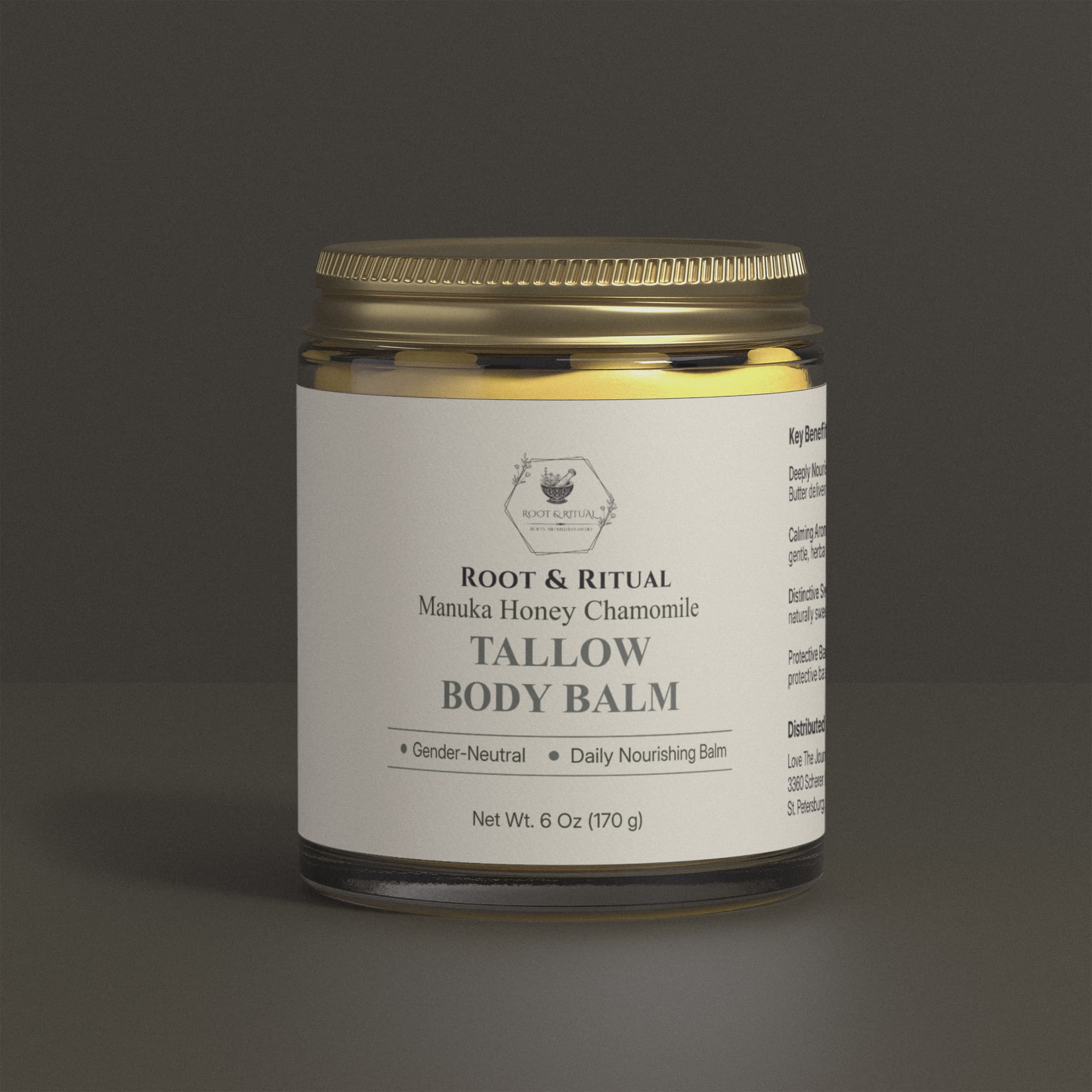 Root & Ritual Manuka Honey Chamomile Tallow Body Balm